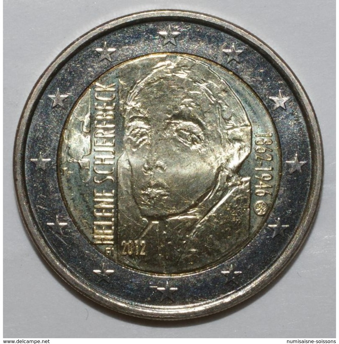 FINLANDE - 2 EURO 2012 - 150 EME ANNIVERSAIRE DE HELENE SCHJFBECK - - Finland