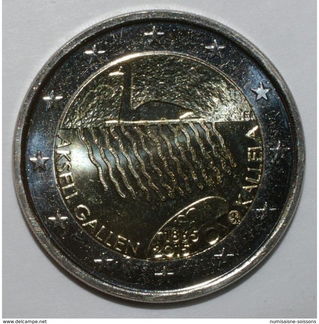 FINLANDE - 2 EURO 2015 - AKSELI GALLEN KALLELA - SUP/FDC - - Finland