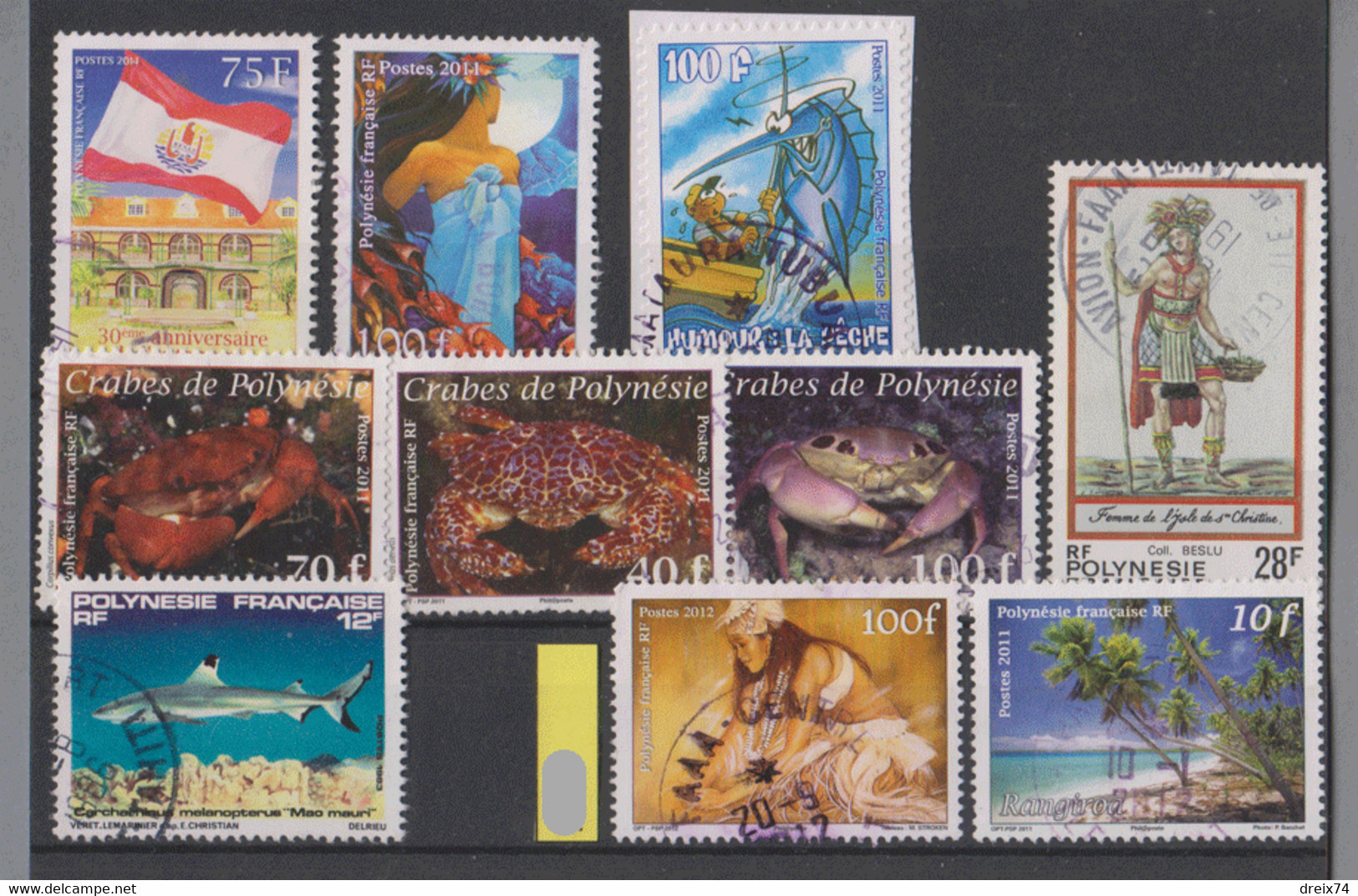 #402 POLYNESIE FRANCAISE - Timbres Oblitérés Années Diverses - Autres & Non Classés