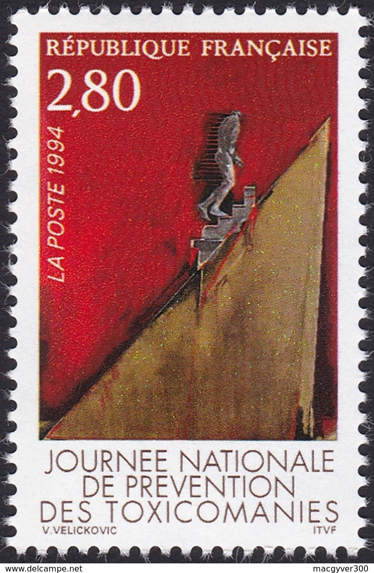 FRANCE, 1994, Journée Mondiale De Prévention Des Toxicomanies (Yvert 2908 ) - Unused Stamps