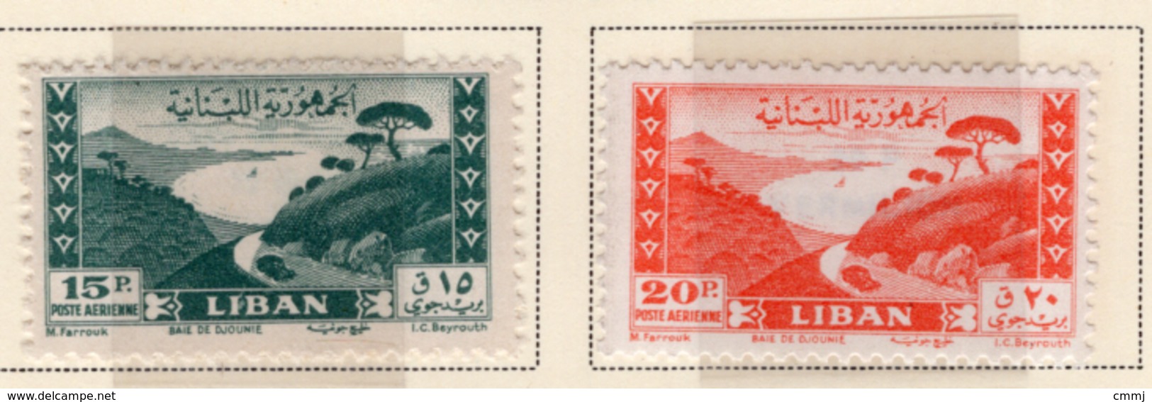 1949 - LIBANO - LEBANON - Mi. Nr.  422+423 - NH - (S03052019.....) - Libano