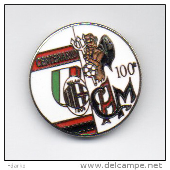 MI2 16° Scudetto Milan Calcio 1999 Pins Soccer Club Pins FootBall Italy 100° Anniversrio - Calcio