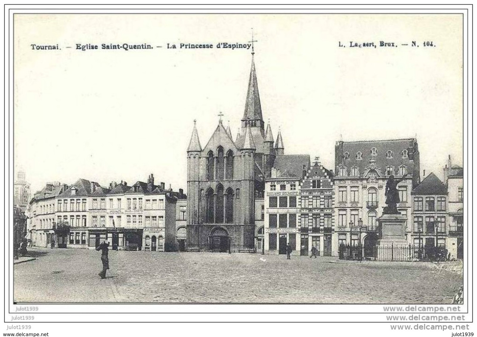 TOURNAI ..--  Eglise Saint - Quentin . La Princesse D' Espinoy . - Tournai