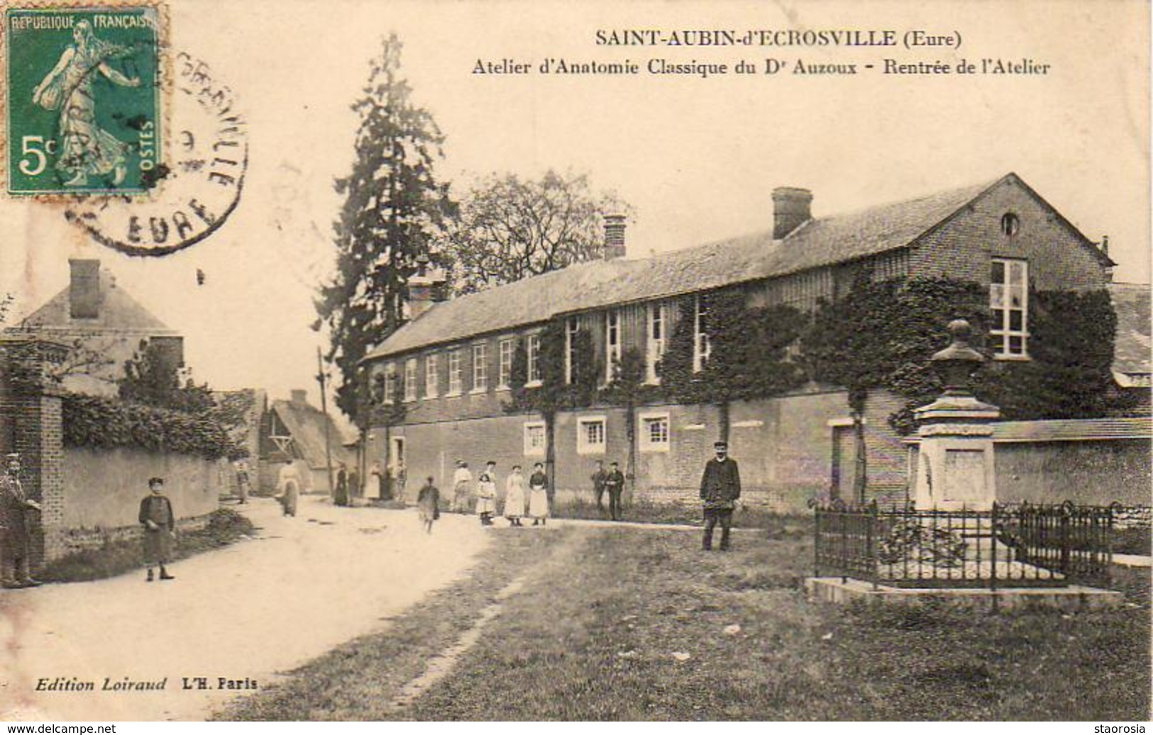 D27  SAINT AUBIN D'ÉCROSVILLE Atelier D'Anatomie Classique Du Dr Auvours - Rentrée De L'Atelier - Le Neubourg