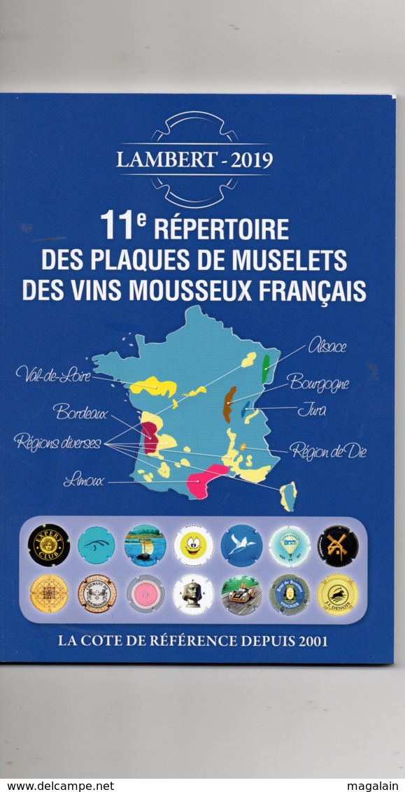 11e Répertoire Des Plaques De Muselets De Vins Mousseux 2019 - Mousseux