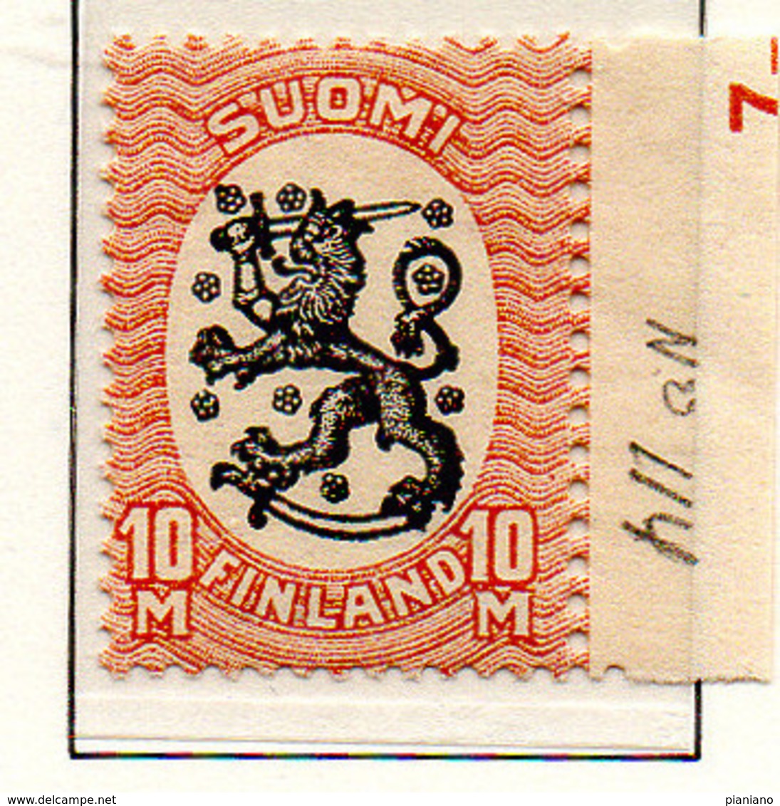 PIA - FINLANDIA - 1918-21  : Uso Corrente - Stemma  (Yv 81) - Unused Stamps