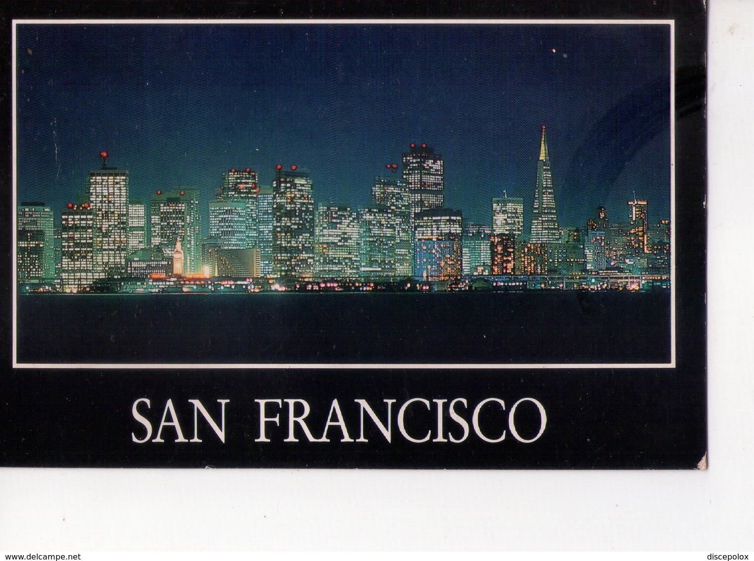 U4424 Postcard SAN FRANCISCO SKYLIGHTED ON A FABULOUS STARLIT - Nuit Nocturne Night Nacht _ Ed Tarwan - San Francisco