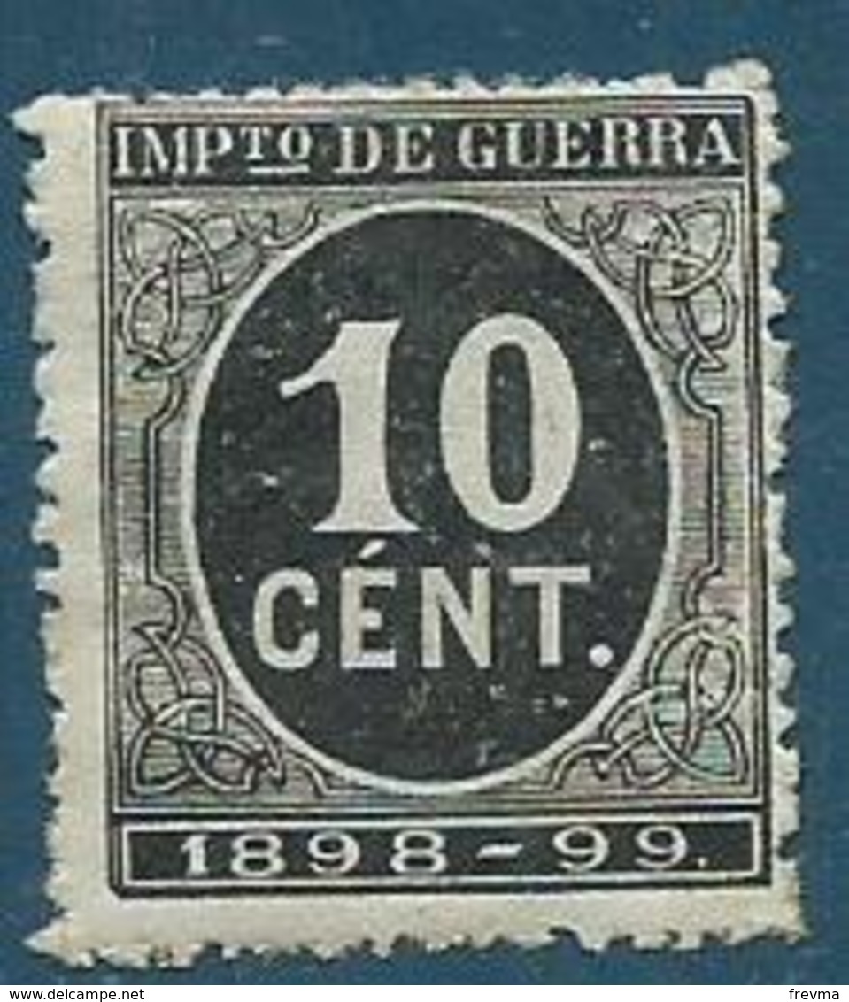 Timbre Espagne Impots De Guerre 1898 - Impuestos De Guerra