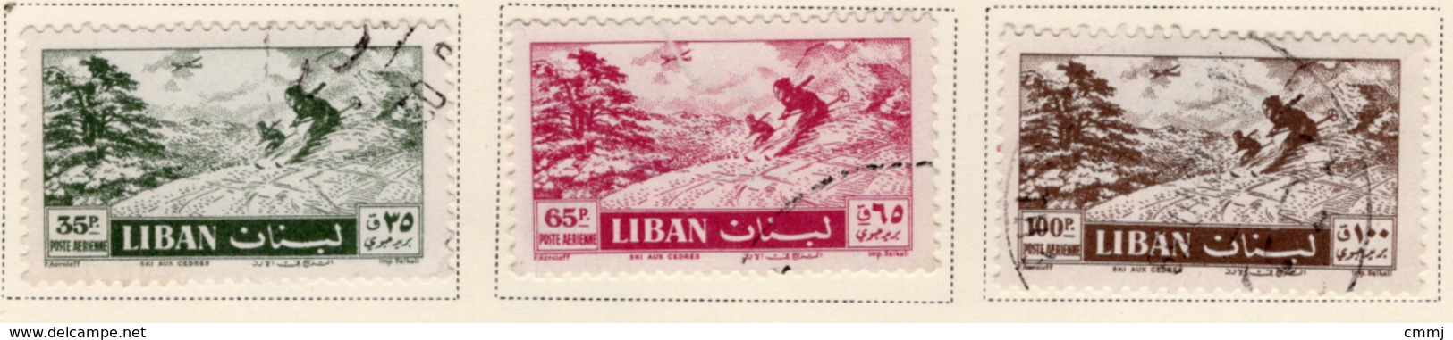 1956 - LIBANO - LEBANON - Mi. Nr. 587/589 - USED - (S03052019.....) - Libano