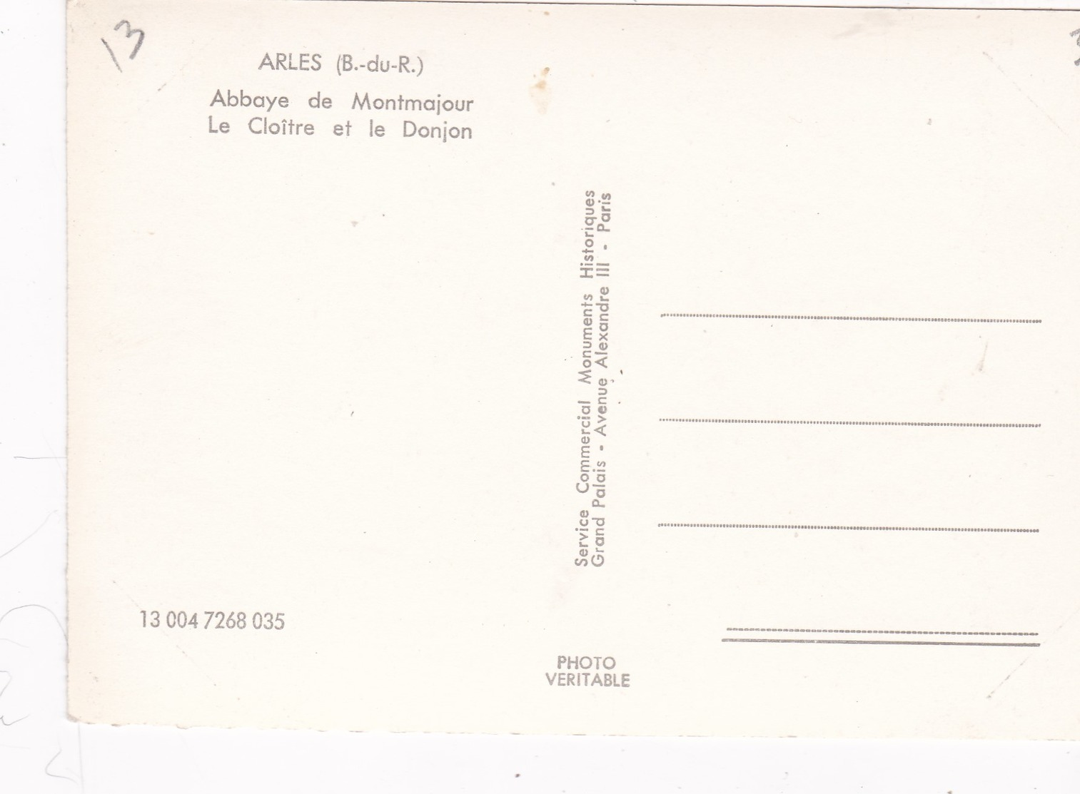 ARLES - Dépt 13 - Abbaye De Montmajour - Le Cloître Et Le Donjon - Photo Véritable - Arles