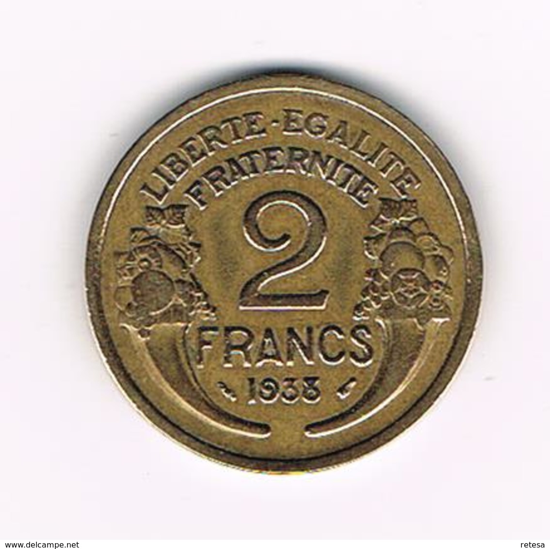 &  FRANKRIJK 2 FRANCS 1938 - Autres & Non Classés