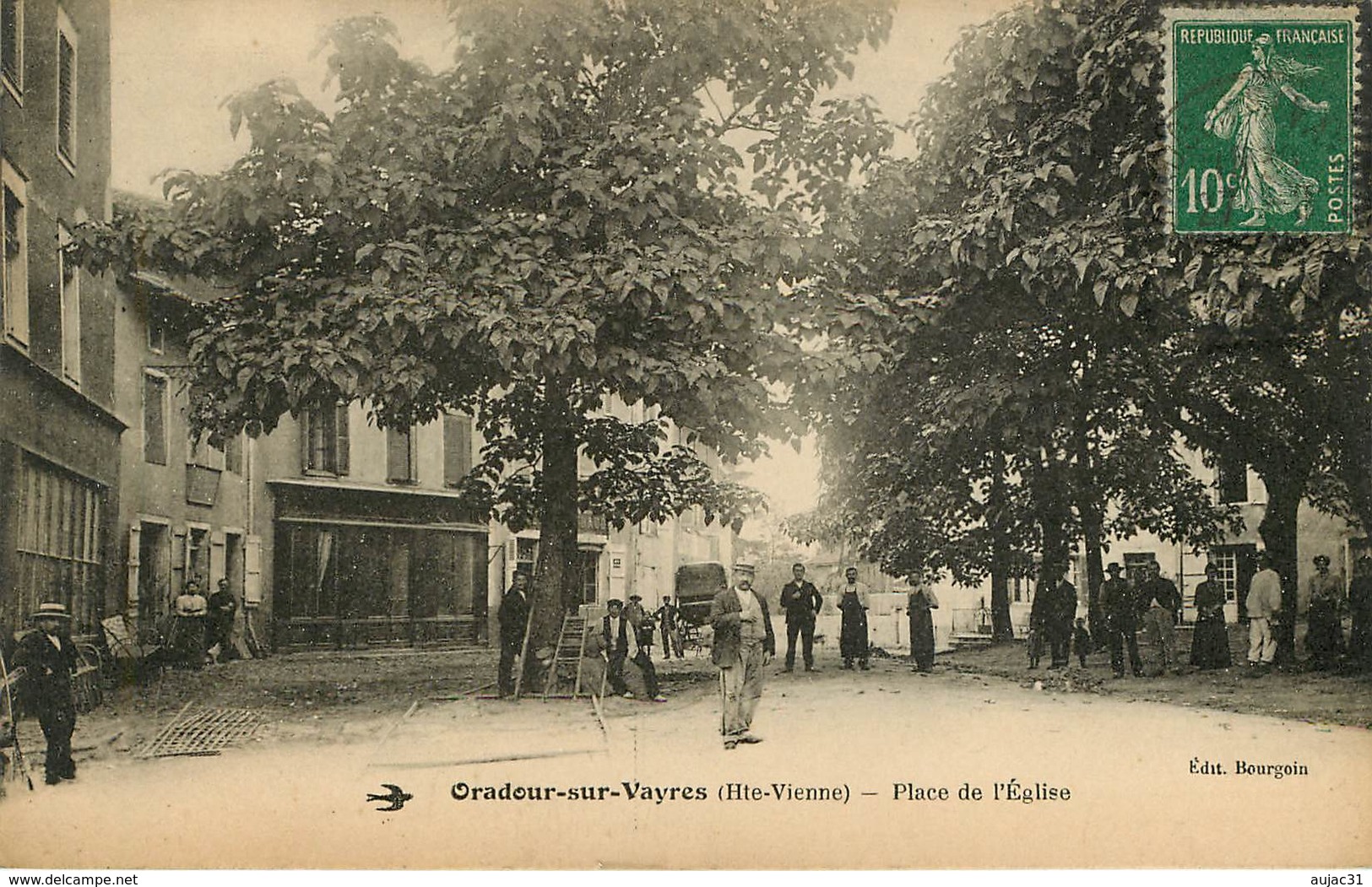 Dép 87 - Oradour Sur Vayres - Place De L'église - Bon état - Oradour Sur Vayres