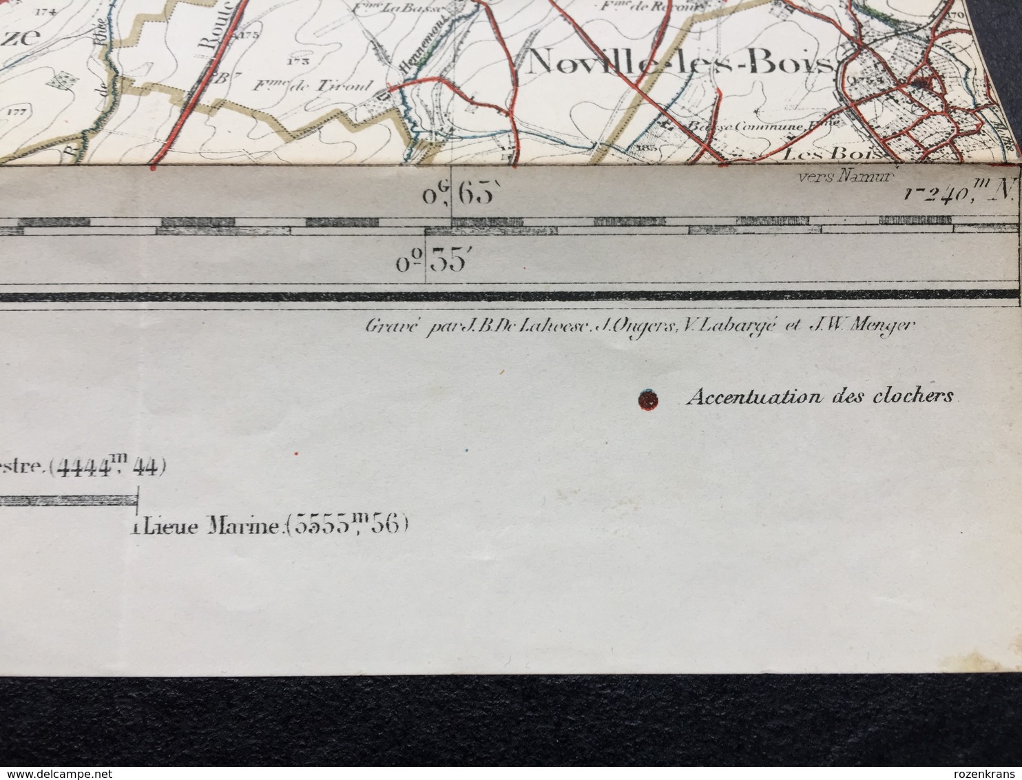 Topografische en militaire kaart STAFKAART 1906 Wavre Jodoigne Eghezee Gembloux Chastre Perwez Bierges Ottignies Tilly