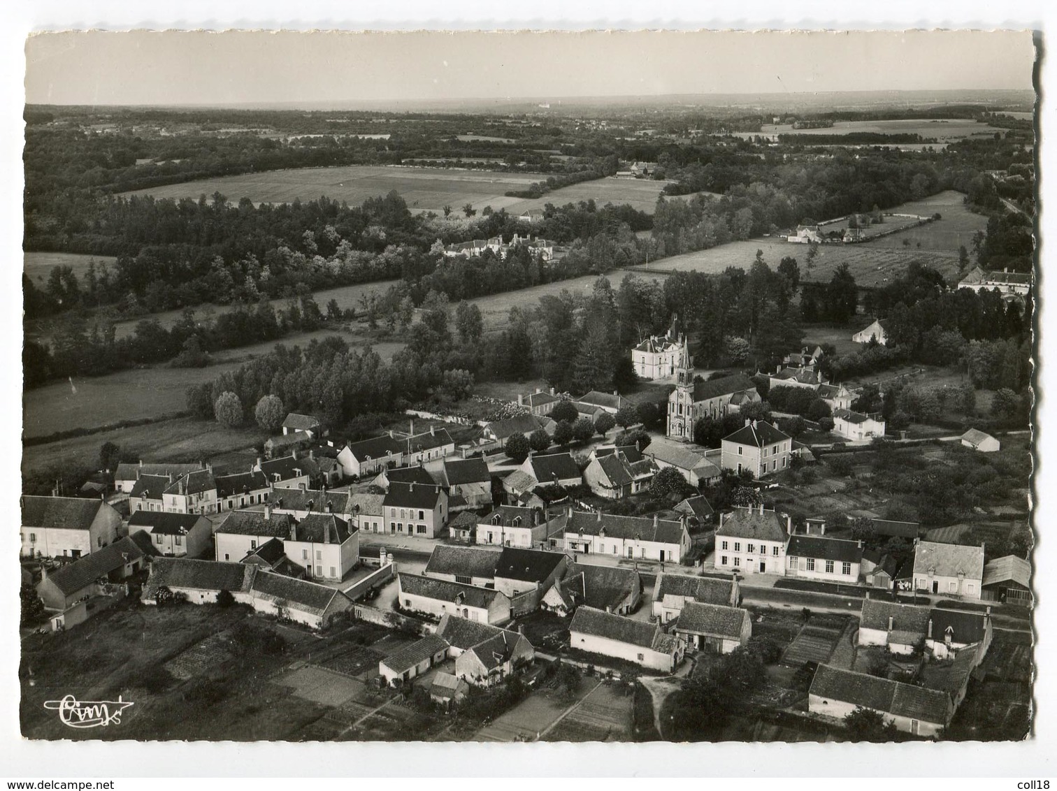 CPSM 18 (grand Format)  VIGNOUX SUR BARANGEON Vue Aérienne - Autres & Non Classés