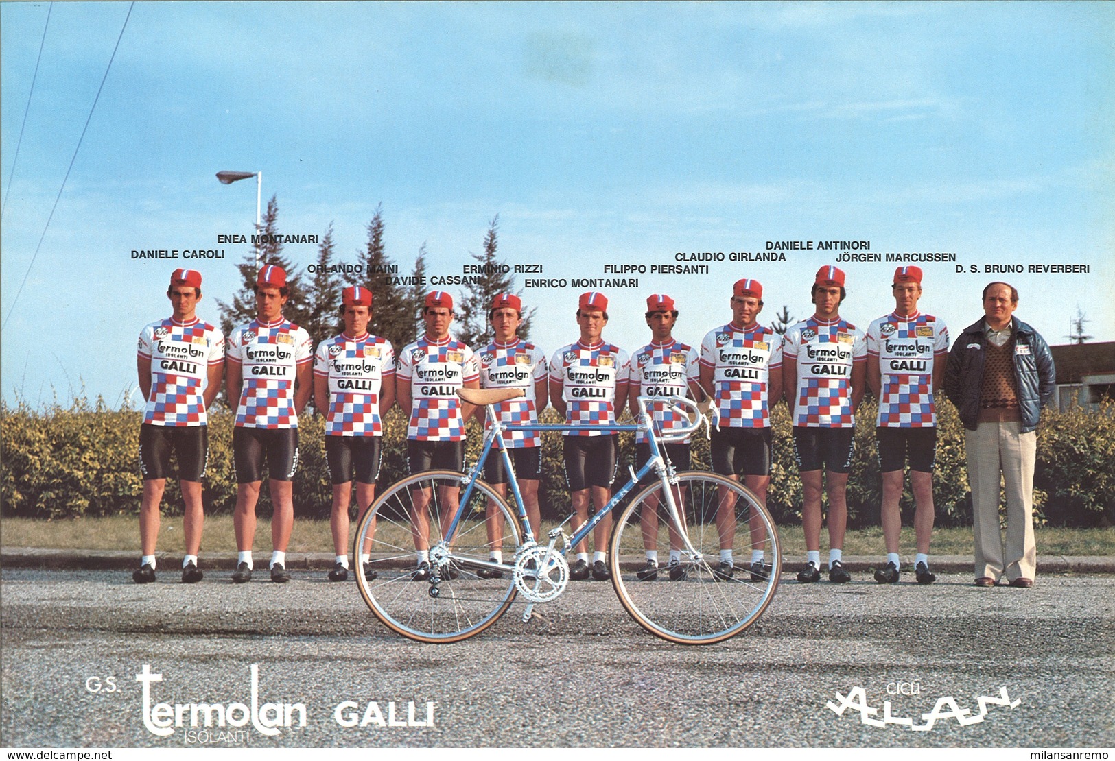 CYCLISME:CARTE EQUIPE : TERMOLAN GALLI - Wielrennen