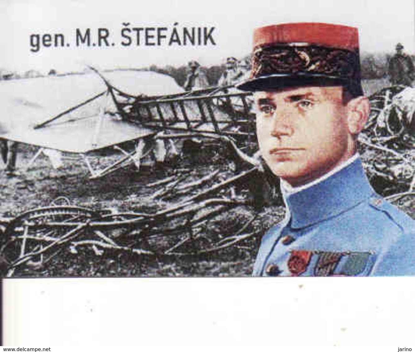 Magnet - Slovakia, General Milan Rastislav Štefánik + Airplane Caproni - Personaggi