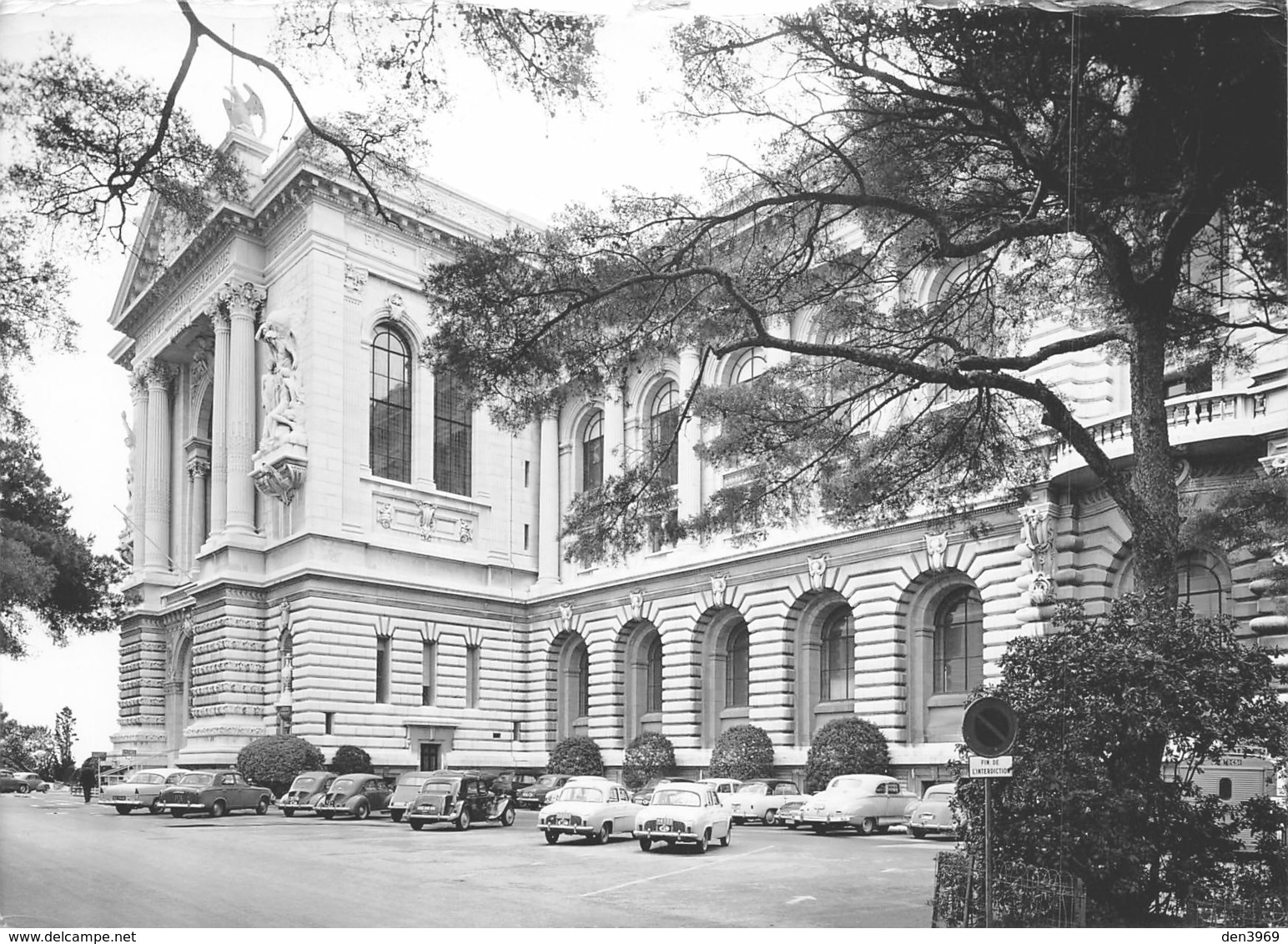 Principauté De MONACO - Le Musée Océanographique - Automobiles - Archives Editeur - Tirage Photo, Très Rare - Oceanographic Museum