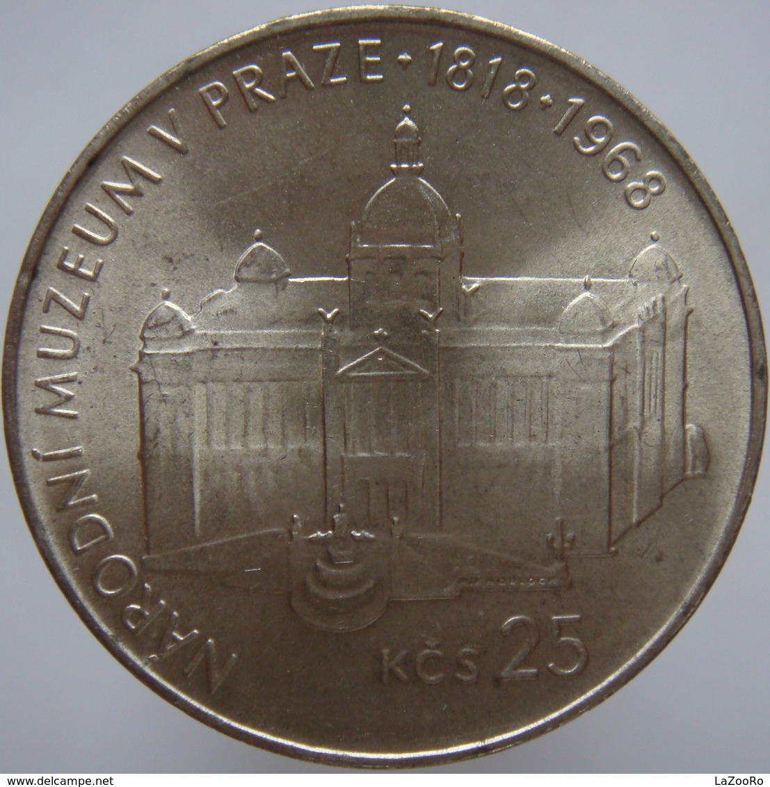 Czechoslovakia 25 Korun 1968 UNC Scarce - Silver - Tchécoslovaquie