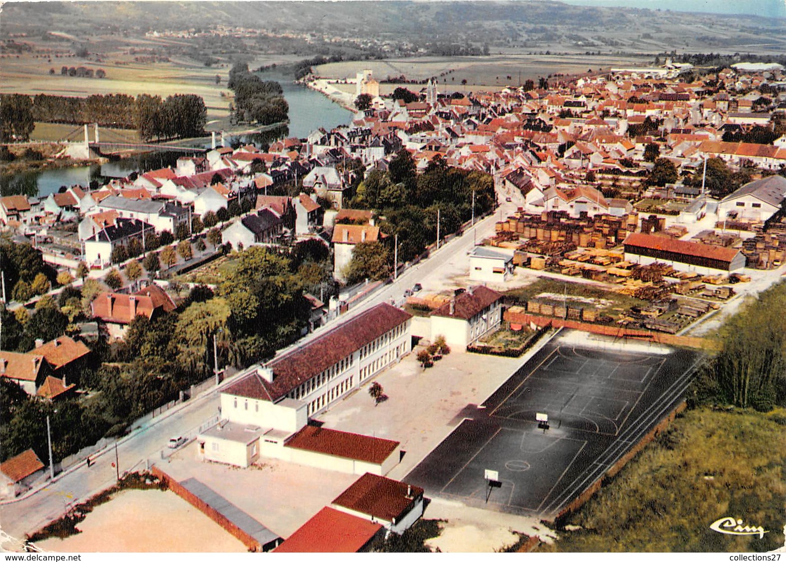 51-DORMANS- VUE AERIENNE LE GROUPE SCOLAIRE - Dormans