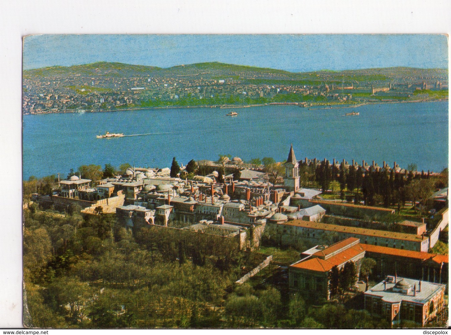 U4450 Postcard ISTANBUL, TURKEY - TOPKAPI SARAYI MUZESI  + NICE STAMP AND TIMBRE - Bollo, Francobollo - Turchia