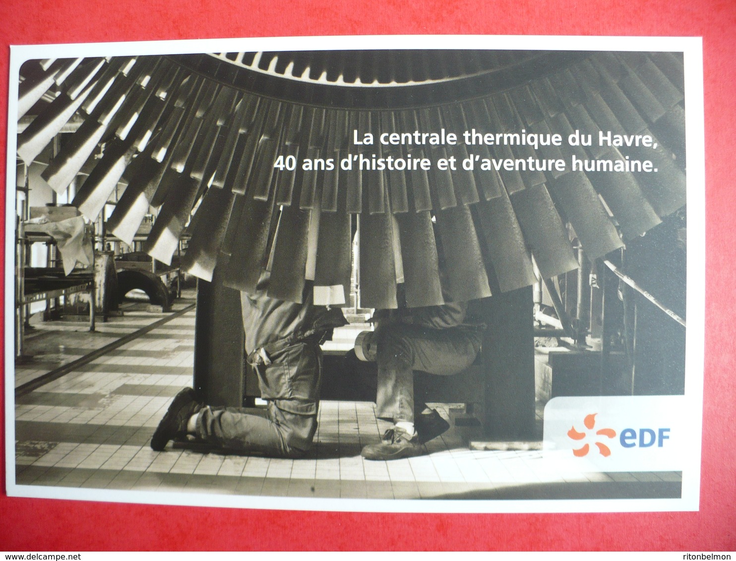 EDF Le Havre 76 Centrale Thermique 40 Ans - Non Classés