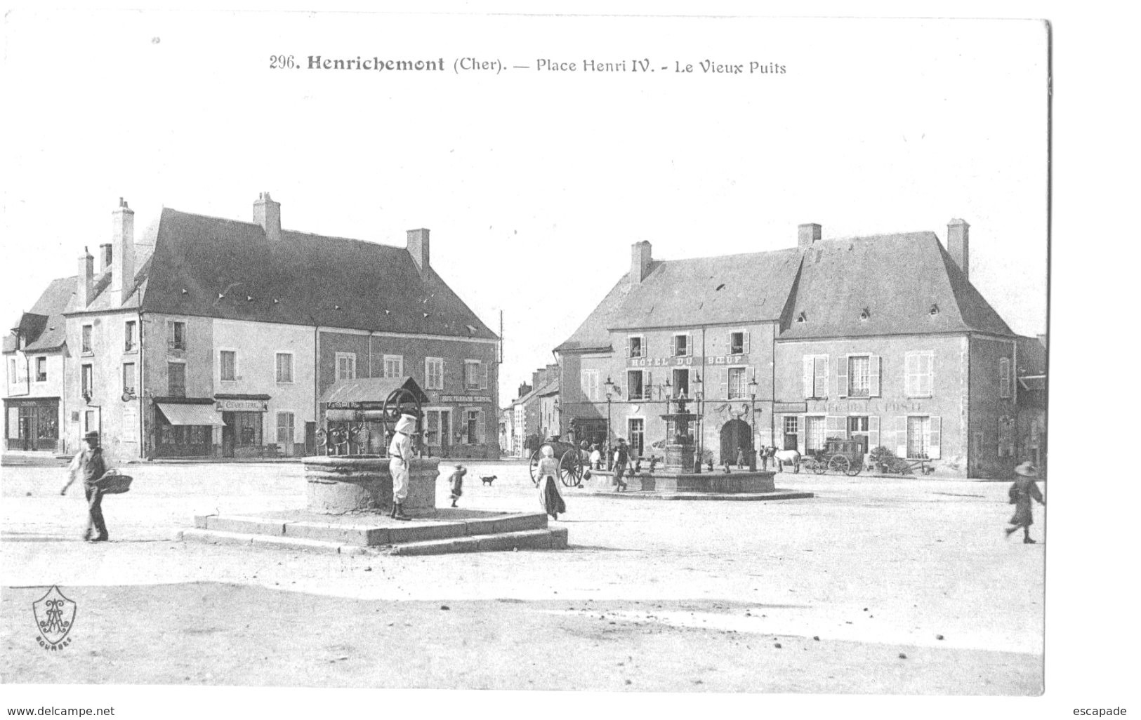 (18)  - HENRICHEMONT   - LE VIEUX PUITS PLACE HENRI IV - INDIVISE 1906- Bb-130 - Henrichemont