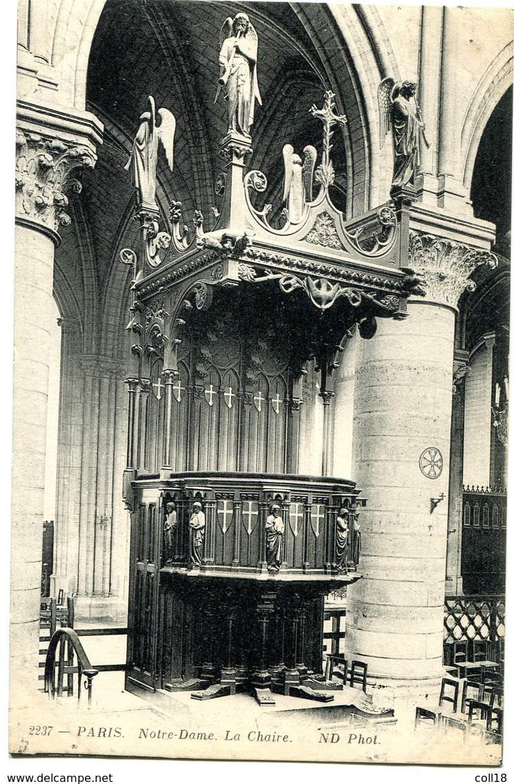 CPA 75 PARIS Cathédrale Notre Dame - La Chaire - Notre Dame De Paris