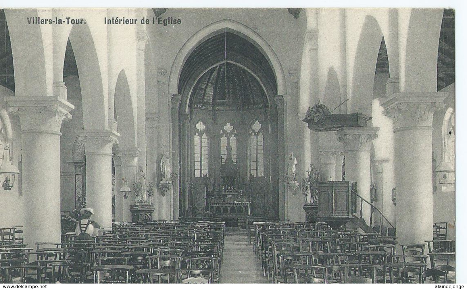 Villers-la-Tour - Intérieur De L'Eglise - Edit. E. Douniau - 1908 - Chimay