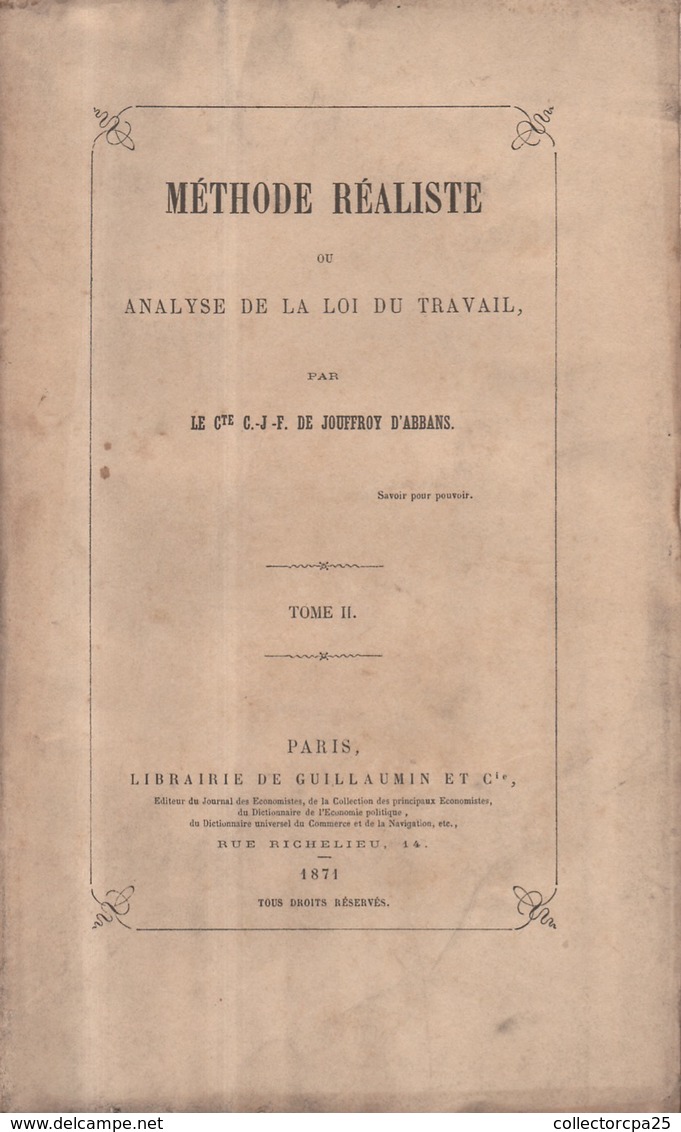 Méthode Réaliste Comte CJF De Jouffroy D'Abbans Besançon Doubs 3 Tomes Complets - Franche-Comté