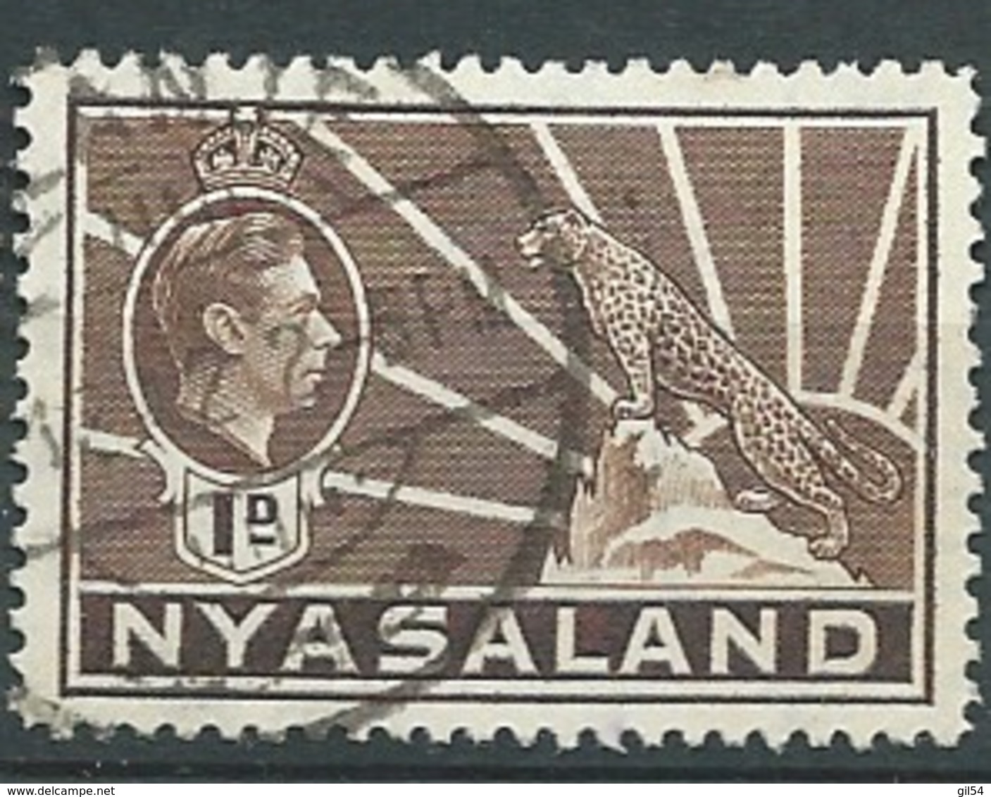 Nyassaland     -    Yvert N° 60  Oblitéré  -  Bce 18607 - Nyasaland (1907-1953)