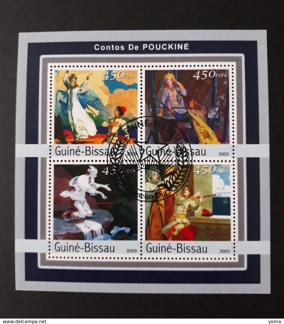 N° 1154 à 1157       Les Contes De Pouchkine  -  Oblitérés - Guinea-Bissau