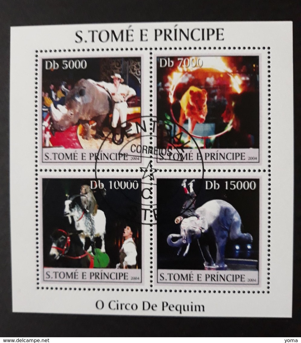N° 1946 à 1949       Le Cirque De Pékin  -  Oblitérés - Sao Tomé E Principe