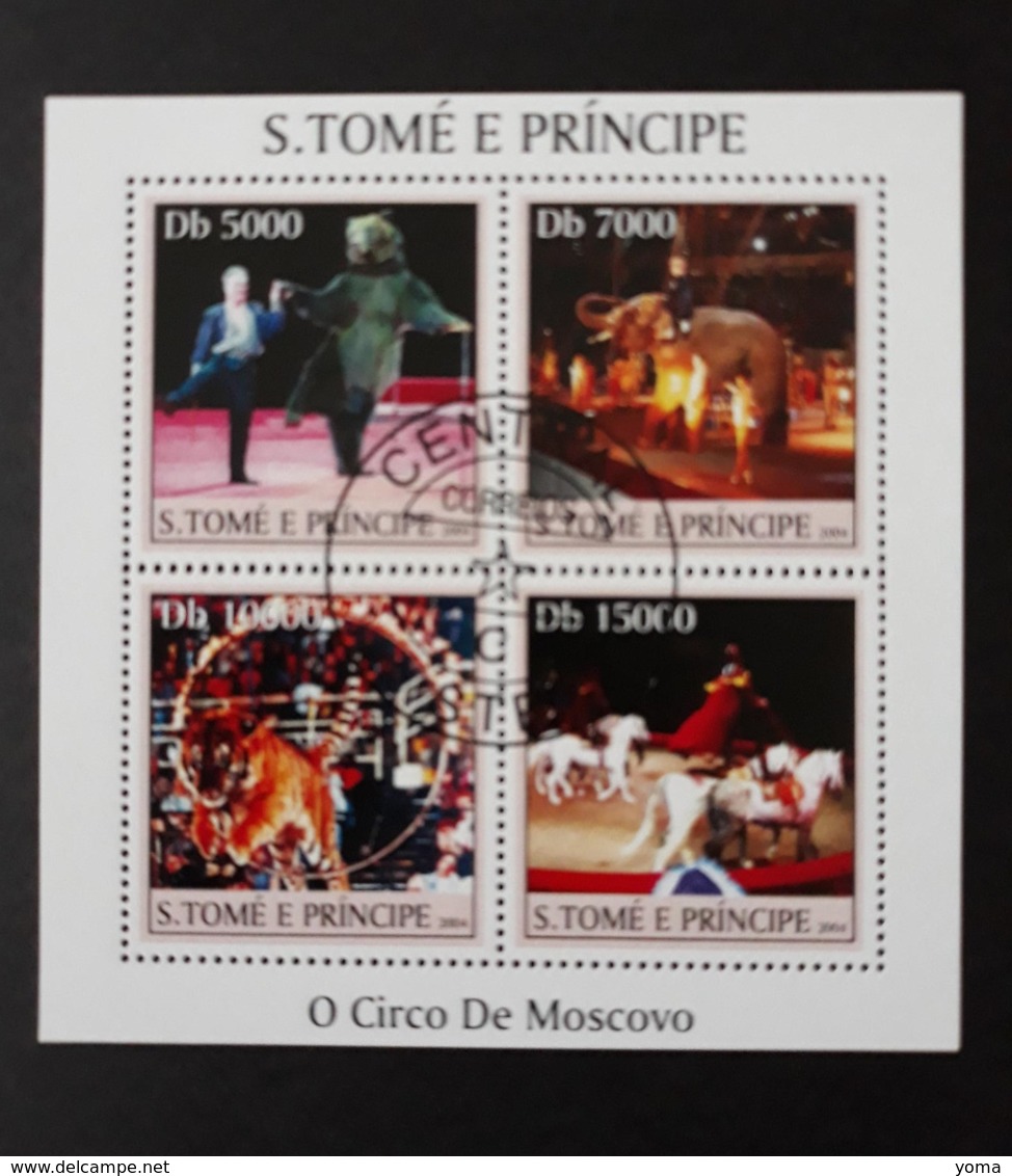 N° 1950 à 1953       Le Cirque De Moscou  -  Oblitérés - Sao Tome Et Principe