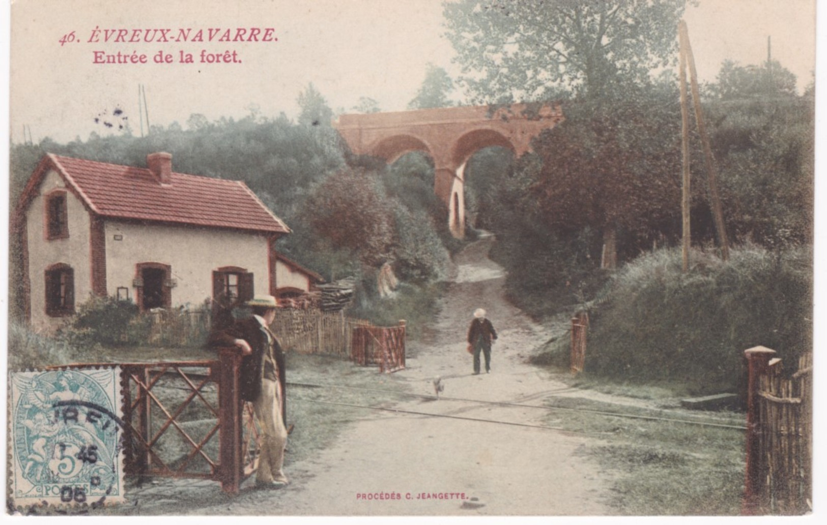 27 Eure -  EVREUX-NAVARRE - Entrée De La Forêt - 1905 - Evreux