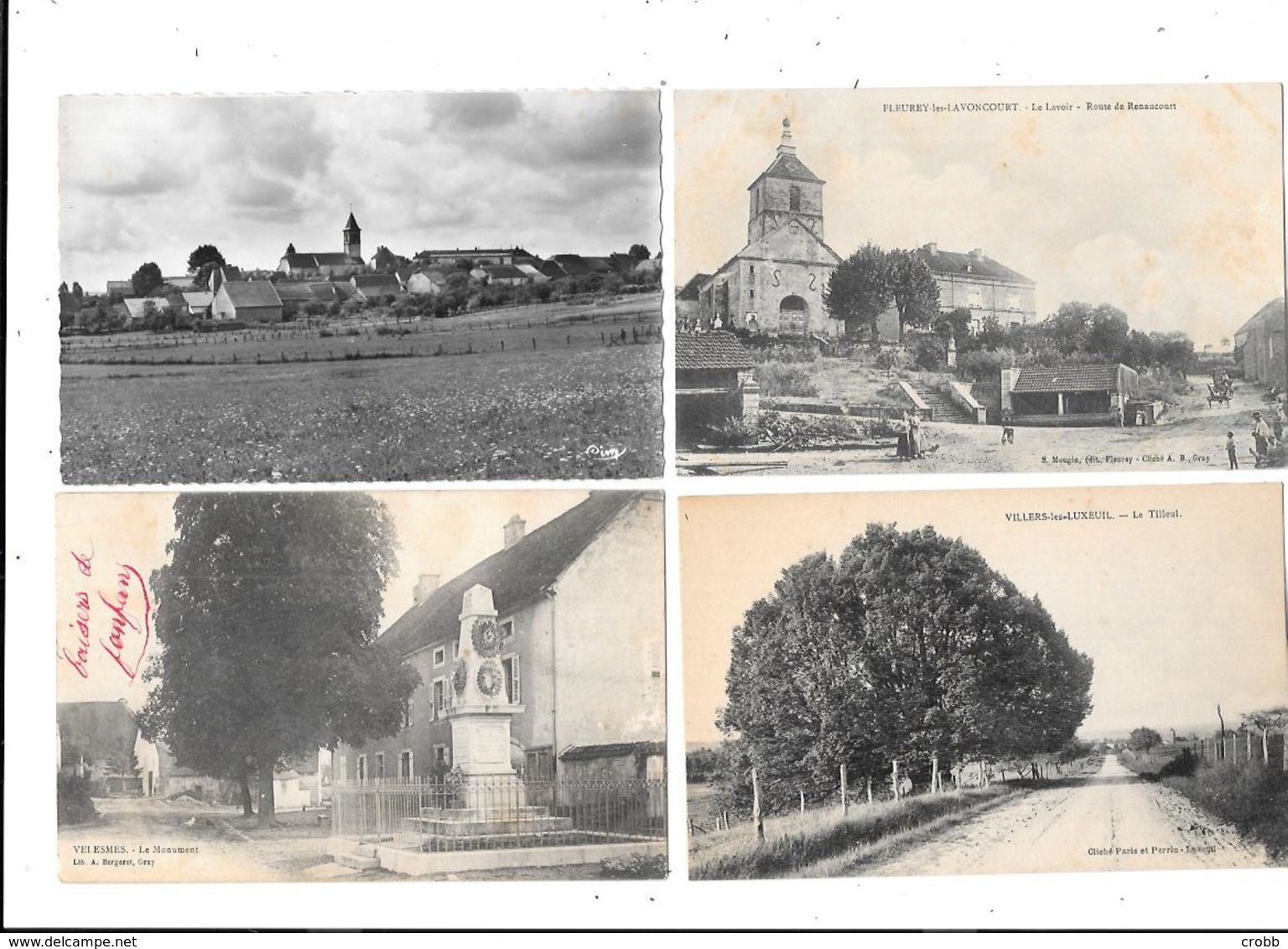 11120 - LOT De 8 CPA De La HAUTE SAONE, - Autres & Non Classés