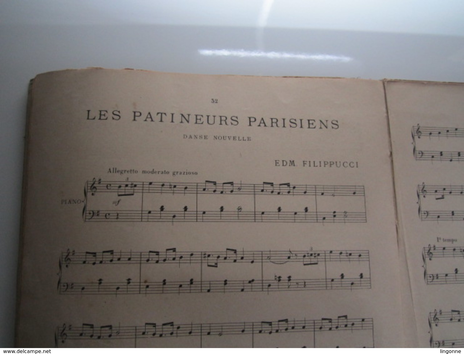 PARTITION GRANDS MAGASINS DU LOUVRE PARIS PIANO-DANSES 25 DANSES   FORMAT 27 X 34,5 cm env