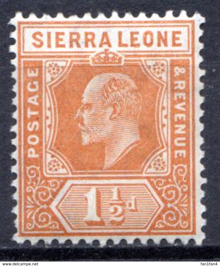 SIERRA LEONE - (Colonie Britannique) - 1907-11 - N° 75 Et 77 - (Lot De 2 Valeurs Différentes) - (Edouard VII) - Sierra Leone (...-1960)