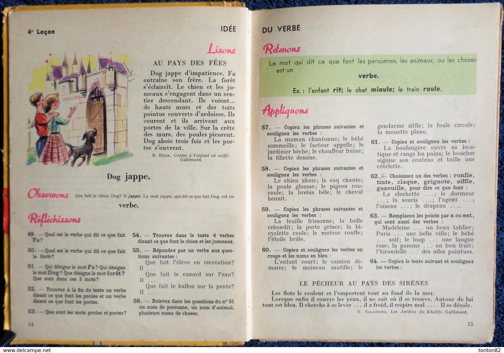 E. Grammont & A. Hamon - Grammaire Française - Premier Livre - Librairie Hachette - ( 1957 ) .