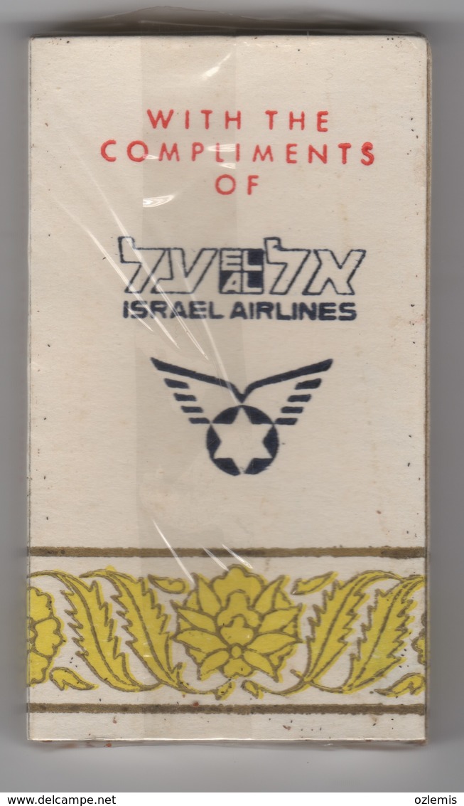 ELAL ISRAEL AIRLINES (WITH  THE COMPLIMENTS OF) REGIE TURQUE JOCKEY CLUB - Autres & Non Classés