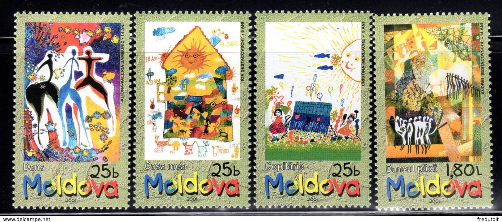 MOLDAVIE - N° 339/42 **  (2001) - Moldavie