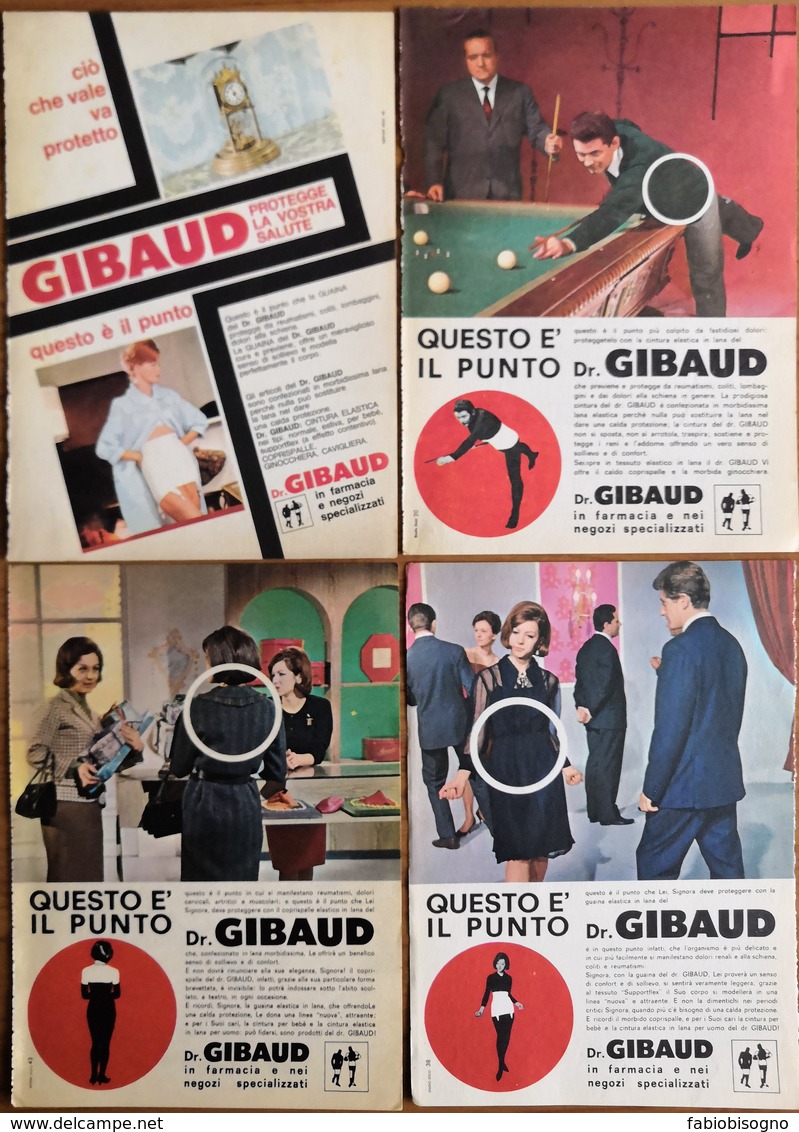 1964 - Dr. GIBAUD - 7 Pag. Pubblicità Cm. 13x18 - Pubblicitari