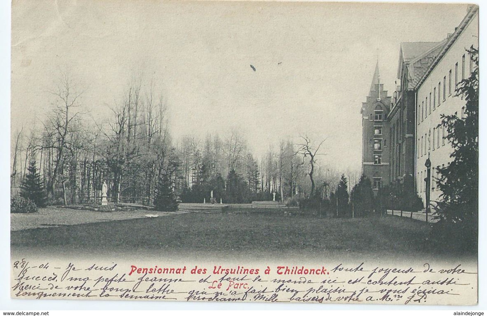 Tildonk - Thildonck - Pensionnat Des Ursulines - Le Parc - Weck Frères - 1904 - Haacht