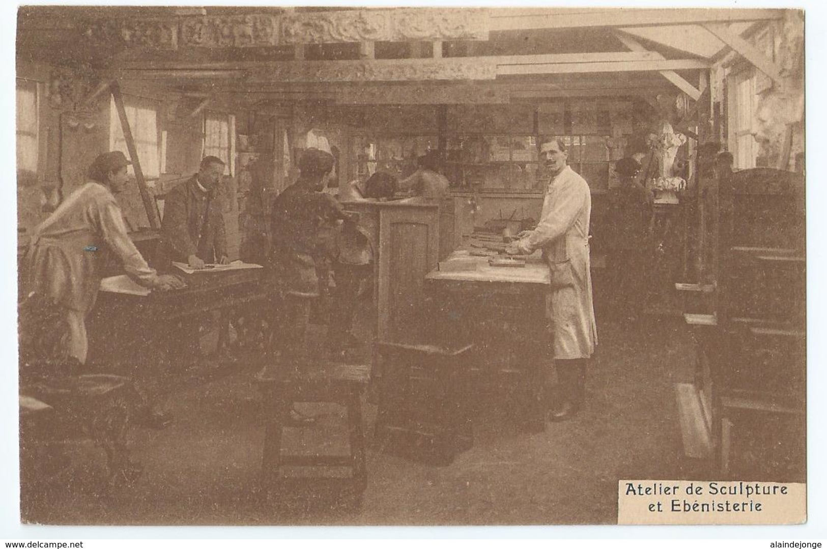 Sint-Pieters-Leeuw - Woluwe-Saint-Pierre - Ecole De Rééducation Professionnelle Pour Soldats Invalides - Atelier - Sint-Pieters-Leeuw