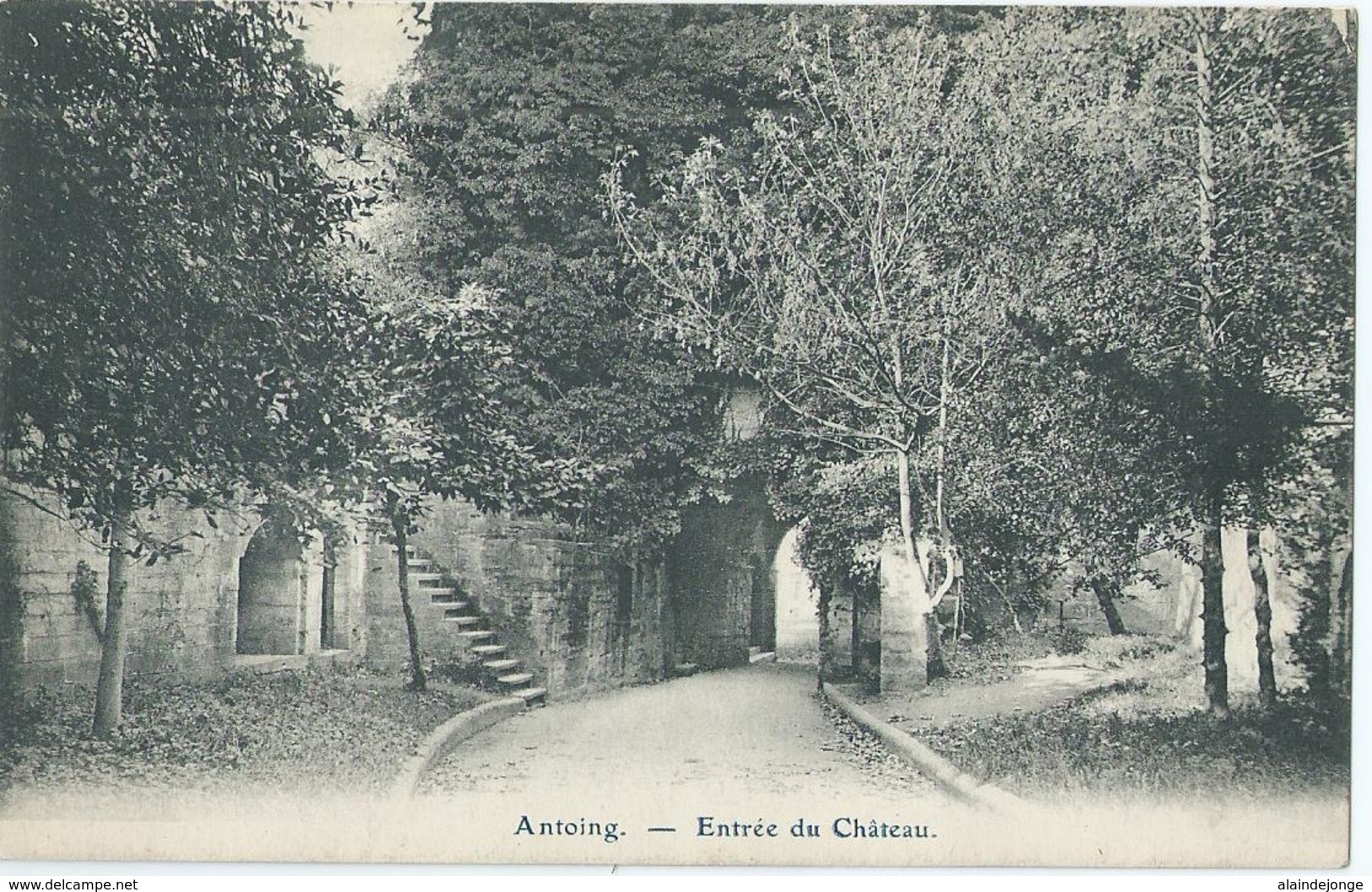 Antoing - Entrée Du Château - Edit. A. Bourgies-Mahieu - E. Desaix - Antoing