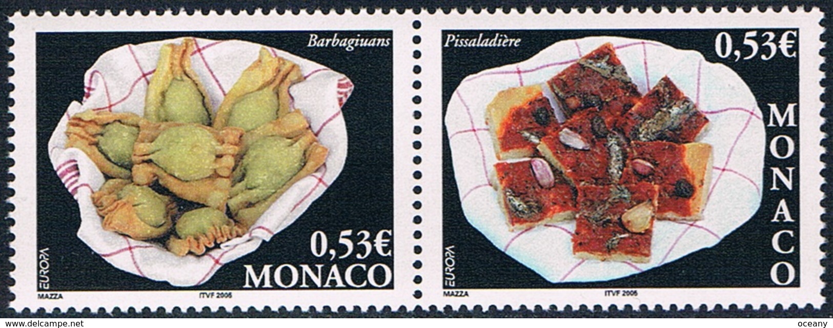 Monaco - Europa : Gastronomie 2491/2492 (année 2005) ** - 2005