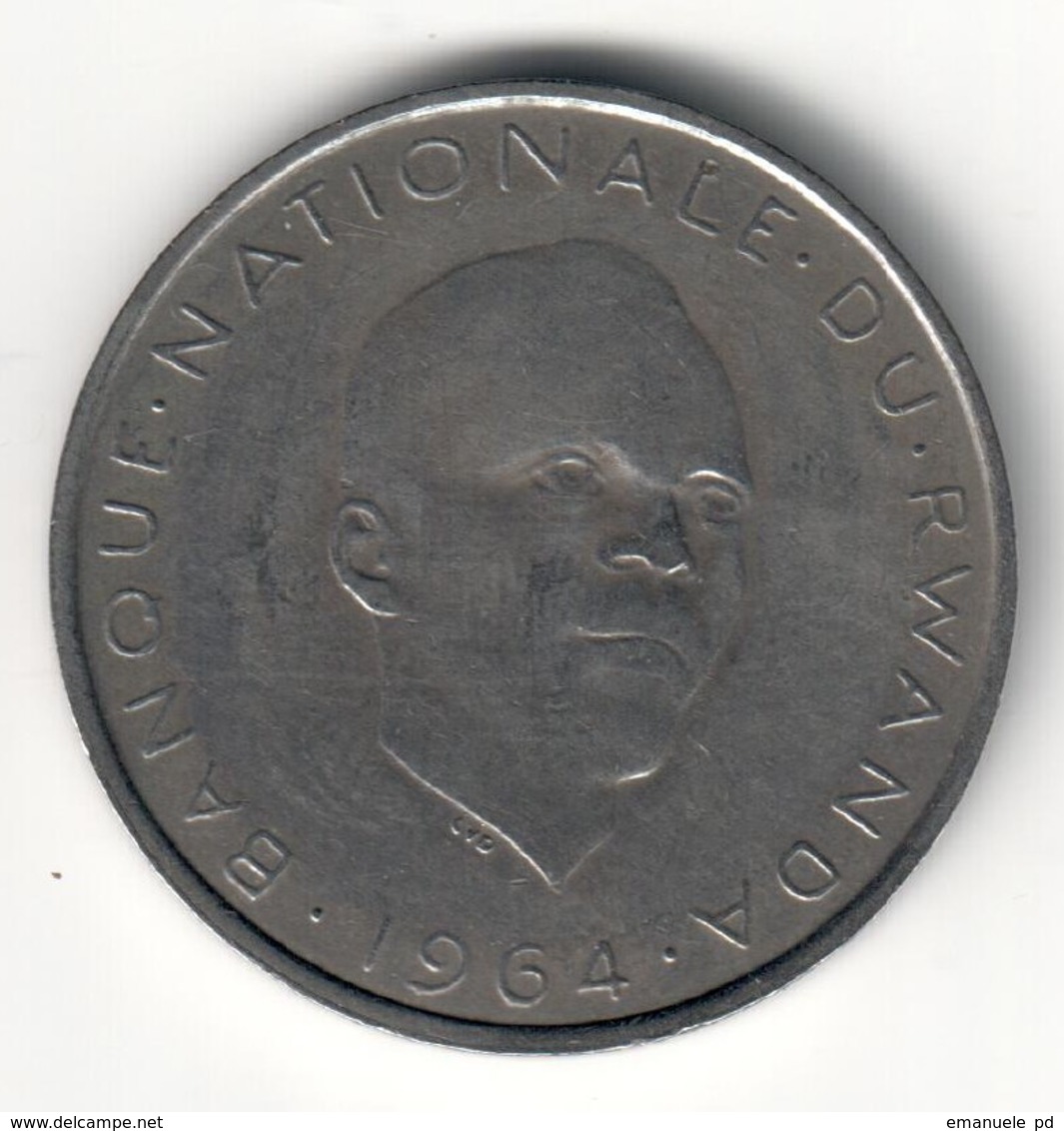 Rwanda 10 Francs 1964 - Rwanda