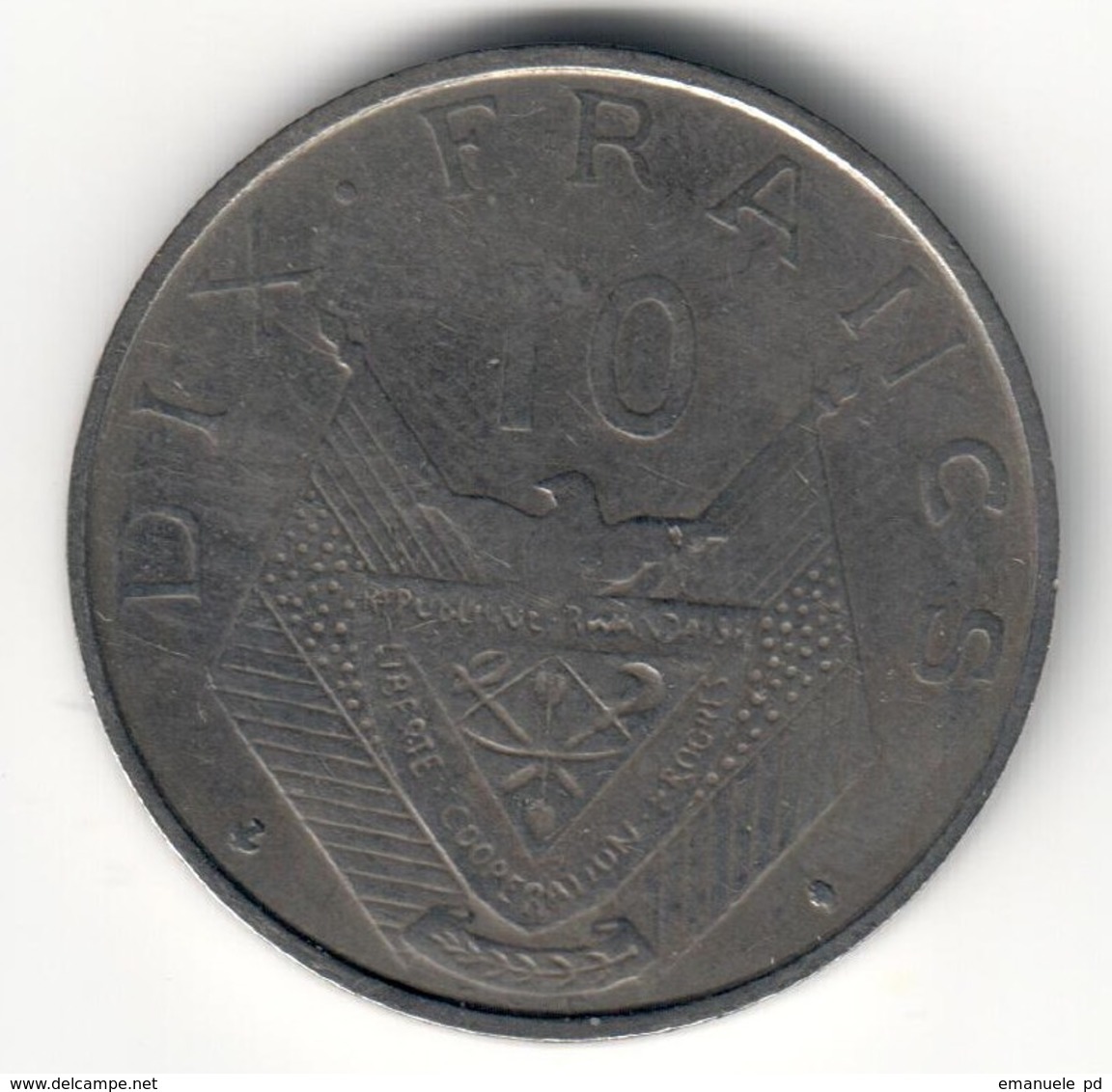 Rwanda 10 Francs 1964 - Rwanda
