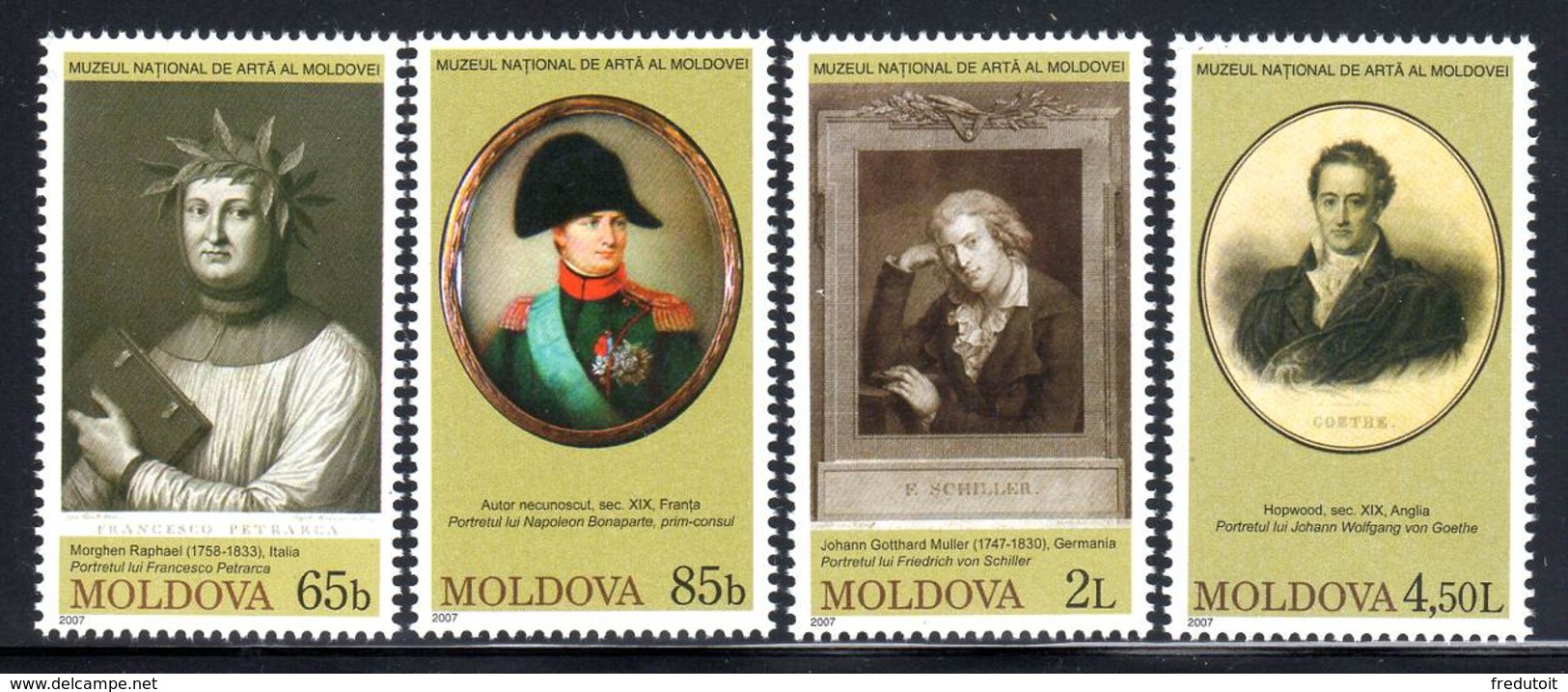 MOLDAVIE - N° 498/501  **  (2007) - Moldova