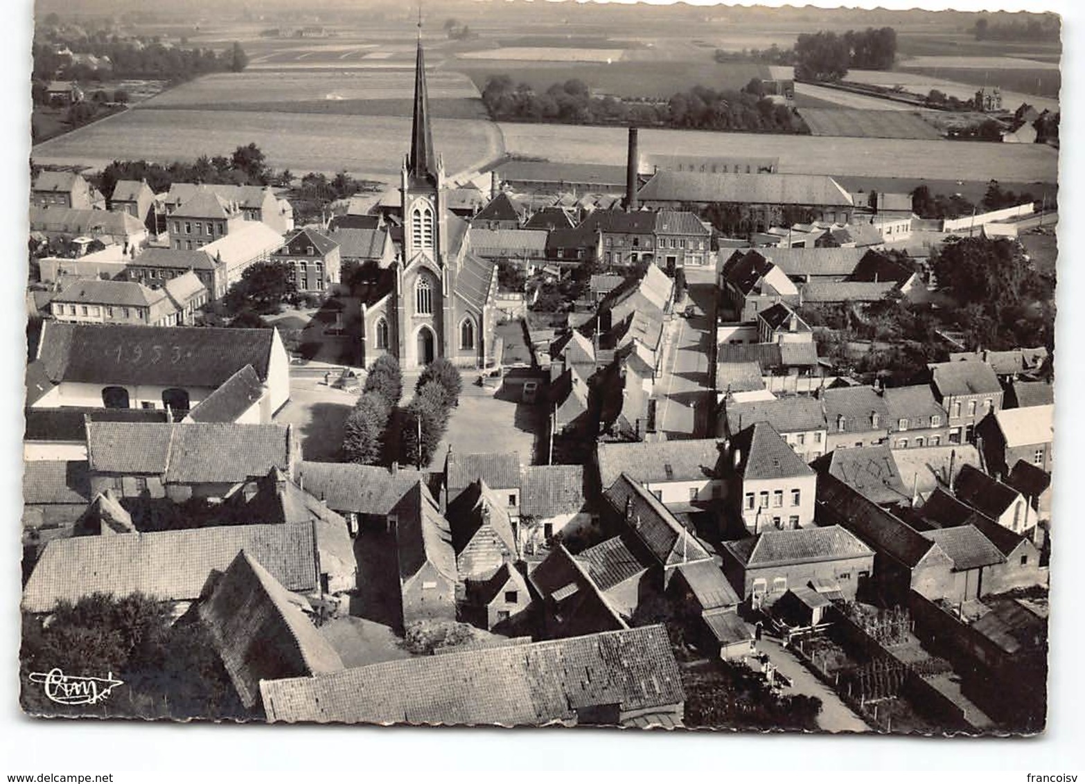 WILLEMS - LE CENTRE - L EGLISE ST-MARTIN - VUE AERIENNE. Edit Cim - Autres & Non Classés