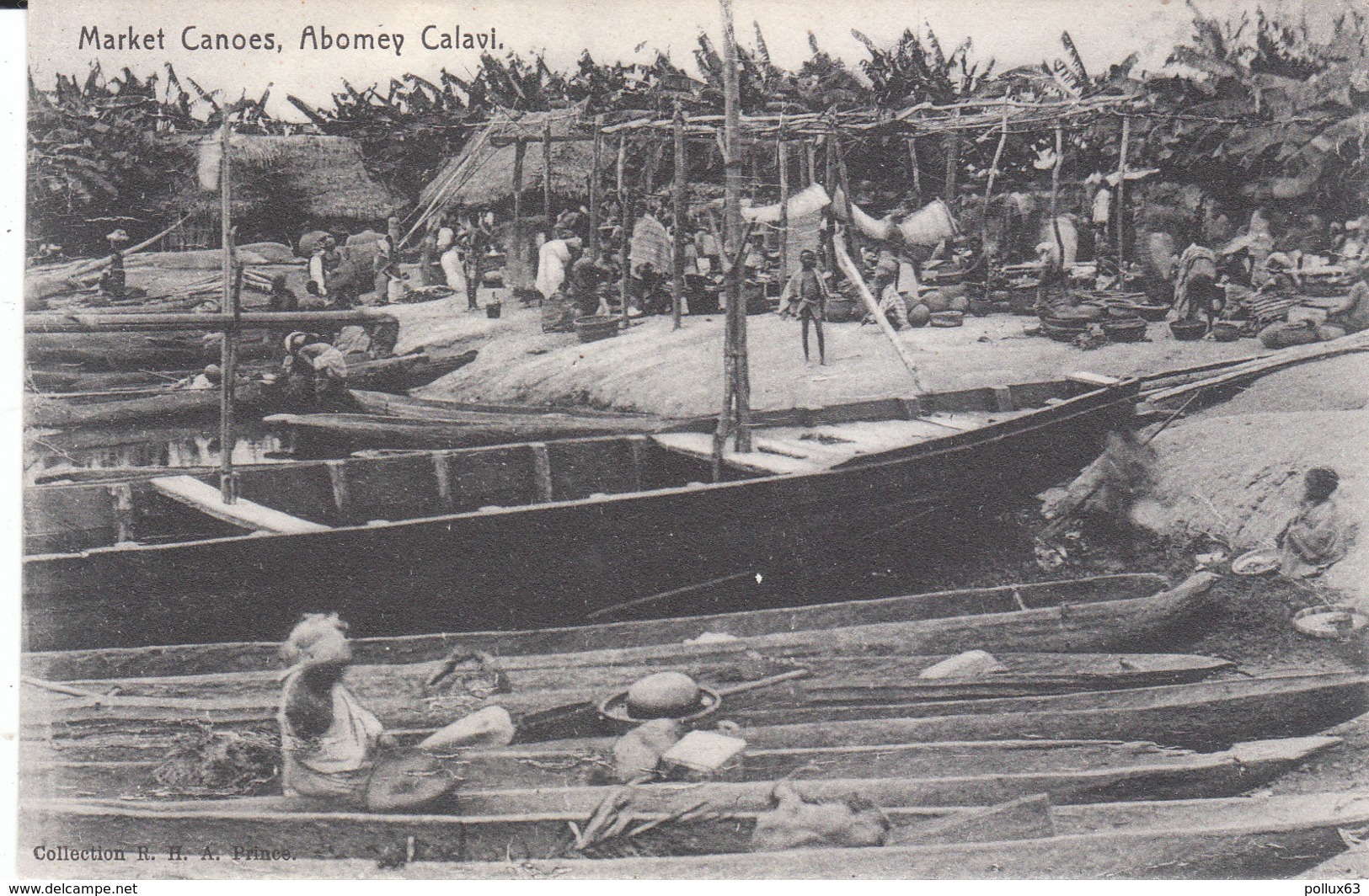 CPA ABOMEY CALAVI (TOGO) MARKET CANOES - Togo